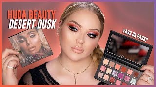 HUDA BEAUTY DESERT DUSK PALETTE Review  Swatches [upl. by Brianna]