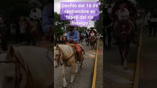 desfile de 16 de septiembre en tepeji del río hidalgo [upl. by Johnsson]