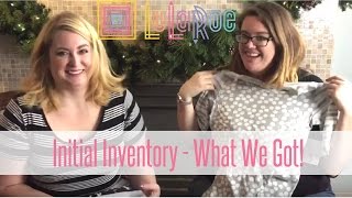 LuLaRoe Onboarding Initial Inventory Unboxing  Review and Recap [upl. by Ledairam160]