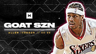 Allen Iverson’s INSANE 33ppg Season 200506 Highlights  GOAT SZN [upl. by Llegna]