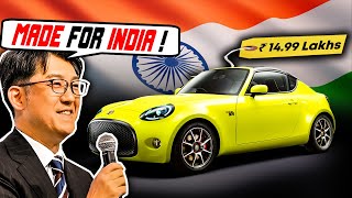 Toyotas ₹ 15 Lakh Sportscar Ready to Launch in India  TOYOTA SFR [upl. by Quickel]