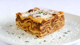 Lasagna Bolognese  JamilaCuisine [upl. by Cresa861]