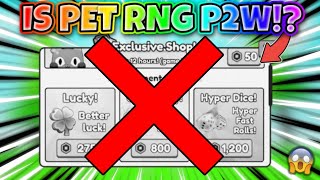 PET RNG is NOT P2W Hear Me Out  Roblox Pets Go [upl. by Iznek]