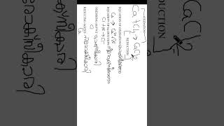 Ca  Cl2 CaCl2  REDOX REACTIONS education [upl. by Noemad875]