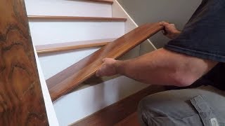 How To Install Prefinished RetroFit Stair Treads from StairTreadscom [upl. by Fauch]