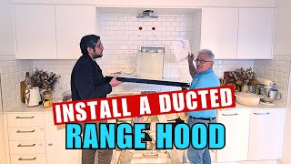 Installing a Bosch Range Hood The Ultimate Guide DIY [upl. by Notsahc]