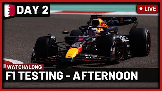 F1 Live 2024 Bahrain PreSeason Testing Day 2 Watchalong  Live Timings  Commentary [upl. by Ardussi]