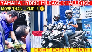 Yamaha Fascino 125 Hybrid  1 ltr Mileage Test  Hindi  GearFliQ [upl. by Ntsyrk]