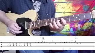 TAXMAN GUITAR LESSON  How To Play TAXMAN By The Beatles  Including The Guitar Solo [upl. by Erbes452]