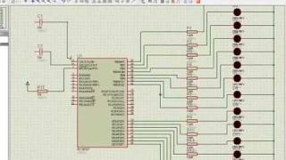 Proteus  PIC16F877  Ejemplo 1 Diagrama esquemático [upl. by Shotton]