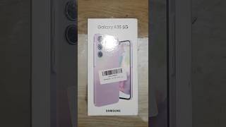 Samsung A35 lilac Unboxing [upl. by Quenna]