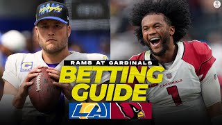 Rams at Cardinals Betting Preview FREE expert picks props NFL Week 3  CBS Sports HQ [upl. by Grishilda643]