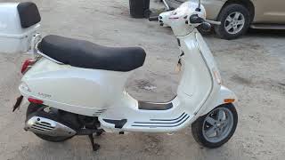 06 Vespa lx50 500 mi  14 hundo Pearl white [upl. by Metzgar]