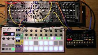 Roland System 500  Arturia Beatstep Pro  Volca Beats [upl. by Drawe]