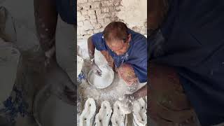 Handmade Plaster of Paris Projects for Beginners Old World Craft shorts [upl. by Llerdna]