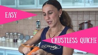 Easy Crustless Quiche [upl. by Eiznik]