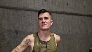 Jakob Ingebrigtsen on trying to avoid illness and why crosstraining when fit is quotvery strangequot [upl. by Narol]