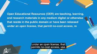 Open Educational Resources concept What is an OER [upl. by Kuehn]