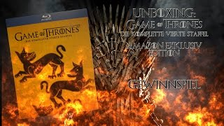 Unboxing  Game of Thrones  Season 4 Amazon exkl mit GEWINNSPIEL BEENDET [upl. by Eirojam518]