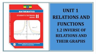 Grade 11 Math Unit 12 Inverse of Relations and Their Graphs [upl. by Accever]