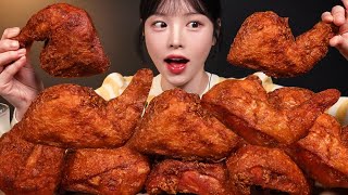 SUB겉바속촉 후라이드 통다리 치킨 먹방🍗 옛날통닭 생맥주까지 치맥 꿀조합 리얼사운드 Fried Chicken Legs Mukbang Asmr [upl. by Margret]