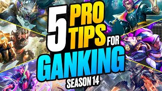 5 GANKING Fundamentals ALL Junglers Must Have Ultimate Ganking Guide For Season 14 [upl. by Eiclud]