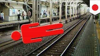 Train runs over Japanese office worker but no one notices [upl. by Iline47]