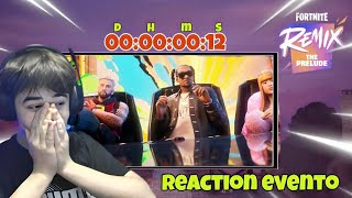 EVENTO REMIX SU FORTNITE REACTION [upl. by Sparhawk180]