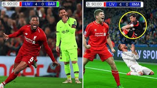 10 Times Liverpool Destroyed Big Teams in the Champions League [upl. by Leilah745]