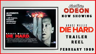 DIE HARD February 1989 Odeon Cinema Trailer Reel  Home Cinema [upl. by Avehsile154]