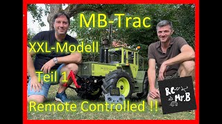 RC Hobby  mb trac intercooler 1800  Eigenbau XXL RC Modellbau  Teil1 Power  MEGA mbtrac [upl. by Aicarg]