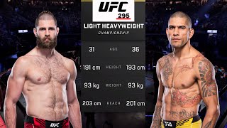 Jiri Prochazka vs Alex Pereira Full Fight  UFC 295 Fight [upl. by Juline]