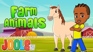 The Farm Animals Song  Learning about Animals with Jools TV  Nursery Rhymes  Hip Hop For Kids [upl. by Nohsyt129]