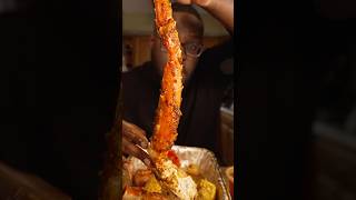 ASMR SEAFOOD BOIL MUKBANG Juicy Seafood foodreview asmr seafood shorts [upl. by Hazlett]