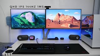 LG UltraGear IPS 27quot QHD 144Hz 1ms HDR10 Gaming Monitor Review 27GN800B [upl. by Cirdet]