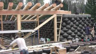 Earthship build in BC Canada 1 of 2 [upl. by Ryter143]