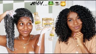 THE TEA ON THE NEW CREME OF NATURE PURE HONEY LINE  WATCH ME STYLE MY NATURAL HAIR [upl. by Eceinhoj]