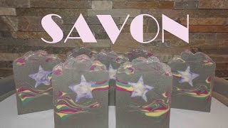 Comment fabriquer du SAVON quotétoile filantequot ✨ SOAP [upl. by Yhtur676]