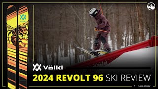 2024 Volkl Revolt 96 Ski Review with SkiEssentialscom [upl. by Enylekcaj]