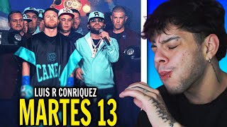 REACCIÓN Luis R Conriquez  Martes 13 Video Oficial [upl. by Coppola]