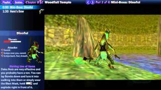 Legend of Zelda Majoras Mask Walkthrough 03 24 quotWoodfall Temple Dinofolquot [upl. by Eerdua]