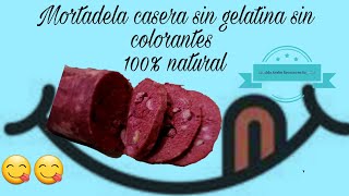 mortadela casera natural sin colorantes y gelatina shorts comidasaludable [upl. by Enylekcaj461]