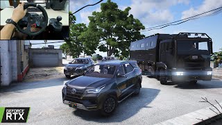 Protecting MAFIA CONVOY Dealing Drug in GTA 5  Toyota Fortuner CONVOY Gameplay [upl. by Gregory]