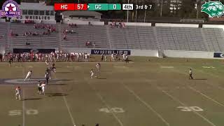 Football Greensboro College vs Huntingdon College [upl. by Malca]