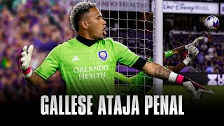 PEDRO GALLESE ATAJA PENAL INCREÍBLE CON ORLANDO CITY [upl. by Llerat]