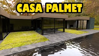 CASA PREFABRICADA DE 15X30 METROS 🚧 CASA CAMPESTRE MODERNA DE 400 M2 EN COLOMBIA 1 PISO [upl. by Nyletac817]