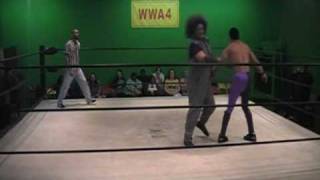 WWA4 MATCH BIG NASTY VS AR FOX [upl. by Wooster]