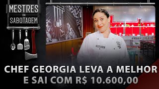 Chef Georgia se dá bem e leva pra casa mais de R 10 mil  Mestres da Sabotagem 080521 [upl. by Adnorahc]