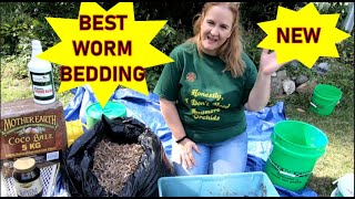 The Best Compost Worm Bedding for YOUR worms [upl. by Gentes]