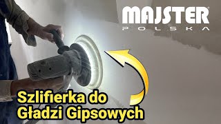 Majster Polska Tania Szlifierka do Gładzi Gipsowych bez pyłowych [upl. by Neyu]